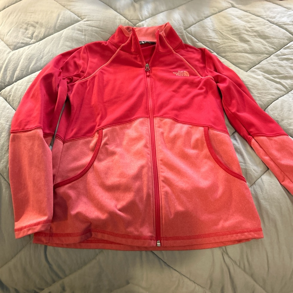 The North Face Women’s Pink/Coral Full-Zip Fleece Jacket